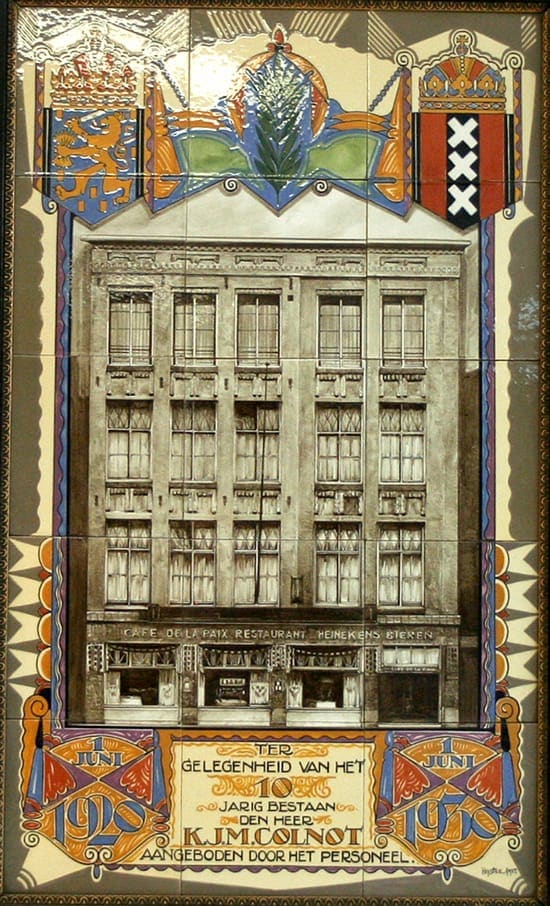 Heystee-HPB, gelegenheidstableau Colnot, 1930 (coll. Meentwijck)