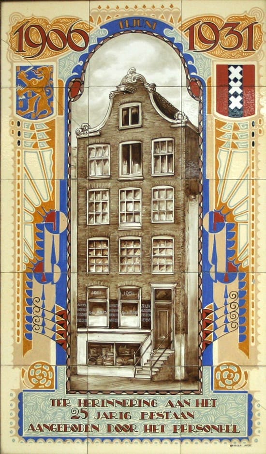 Heystee-HPB, gelegenheidtableau Zeilmakerij.1931 (coll. Meentwijck)