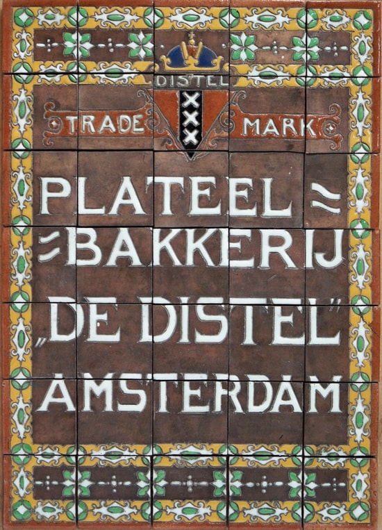 De Distel, Carduus-reclametableau, ca. 1912 (coll. Meentwijck)