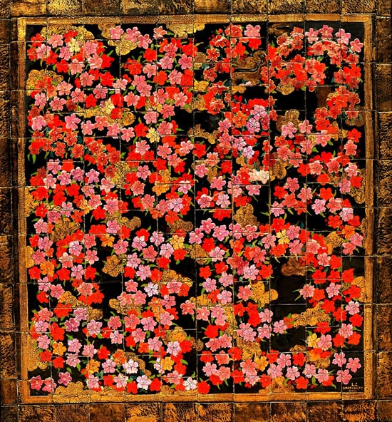 Goedewaagen, Akanthustableau voor SS Tjisidane, 1930 (coll. Bert-Jan Baas)