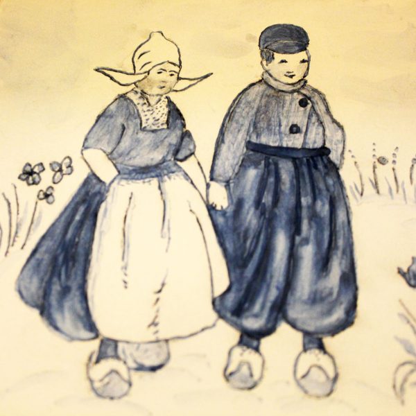 3A. Een schilderproef, voor het glazuren