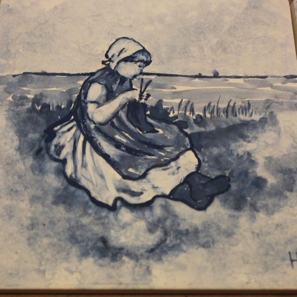 5A. Een schilderproef, voor het glazuren